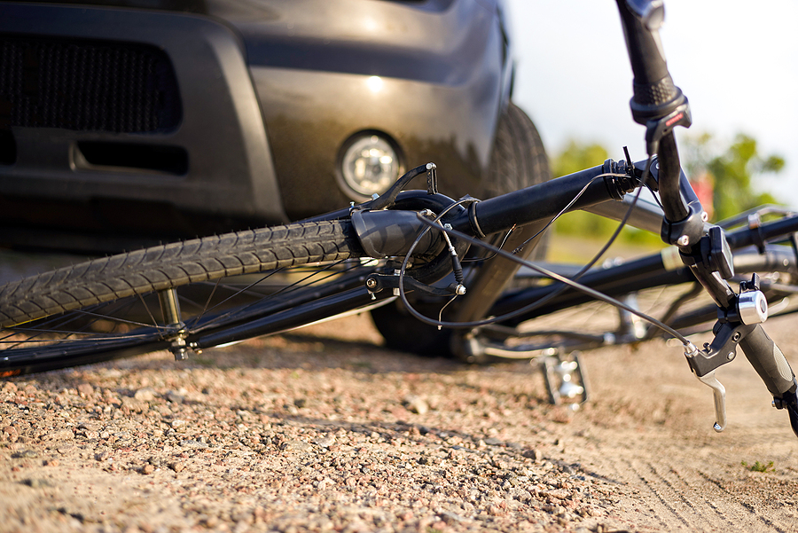 Photo Of Car And Bicycle On The Road accident